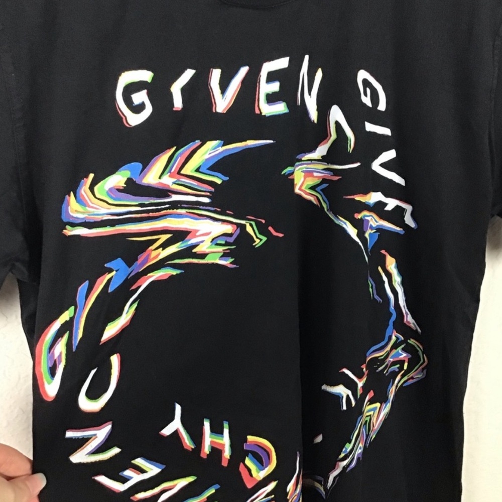 Givenchy Cotton T Shirt Cotton Crewneck Graphic Top - Picture 6 of 12